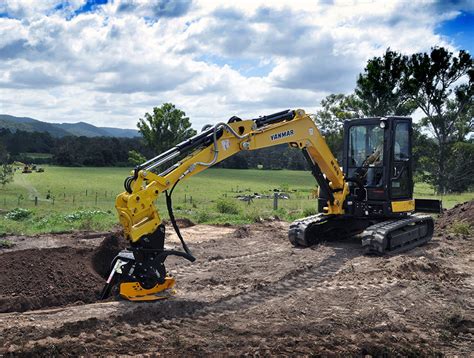 trencher vs mini excavator|trench attachment for mini excavator.